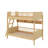 Twin Size Bunk Bed With Shelves,Ladder Can Be Changed Left Or Right-378148248