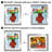 Wiedeman Kids Art Frame 10 x 12.5” with 8.5 x 11” Mat - Composite Wood with Glass (Set of 2)-828873371