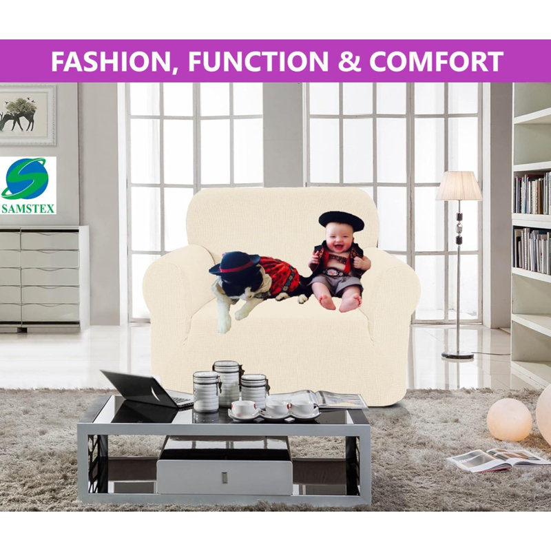 Outdoor Patio Sofa Cover, White