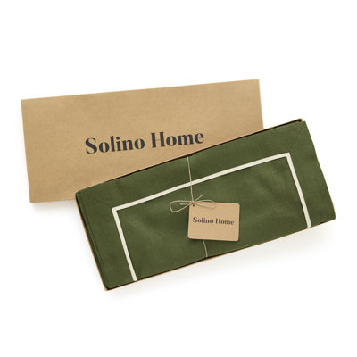 100% Pure Linen Table Runner -kensington