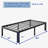 Jalyna Heavy Duty Metal Bed Frame with Round Corners, Box Spring Not Required, Noise Free-474894778-482984164