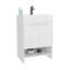 Meuble-lavabo avec lavabo, 2 portes, 2 tablettes