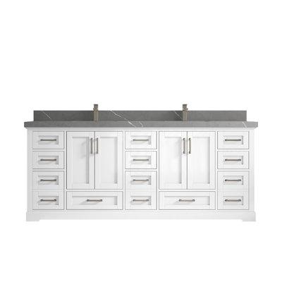 Eser 84'' Double Bathroom Vanity with Top