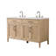 Meuble-lavabo double 54 po avec dessus Sebastiano-111376225