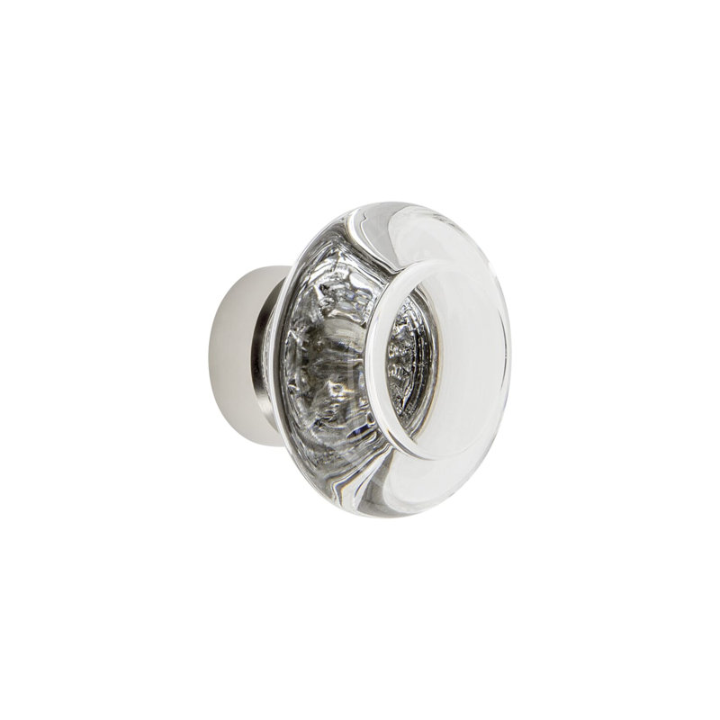 Bordeaux Round Knob, Polished Nickel