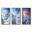 «Winter Snowy Peaks», 3 pièces sur toile-1475124105-1475124104