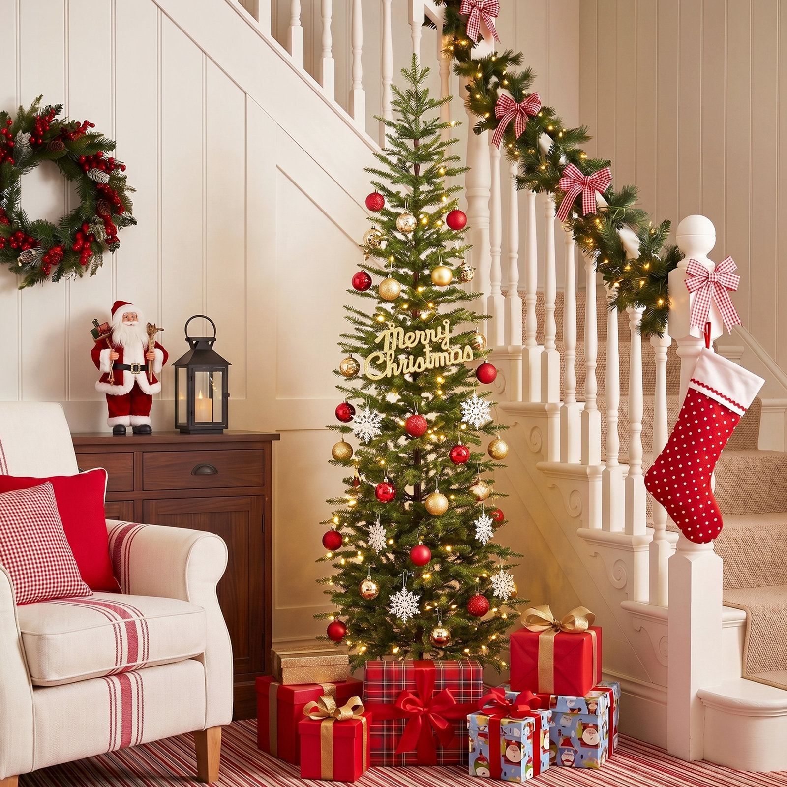Adcock 6' Pine Christmas Tree, 7ft