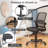 Ergonomic Mesh Task Chair with Flip-Up Armrests