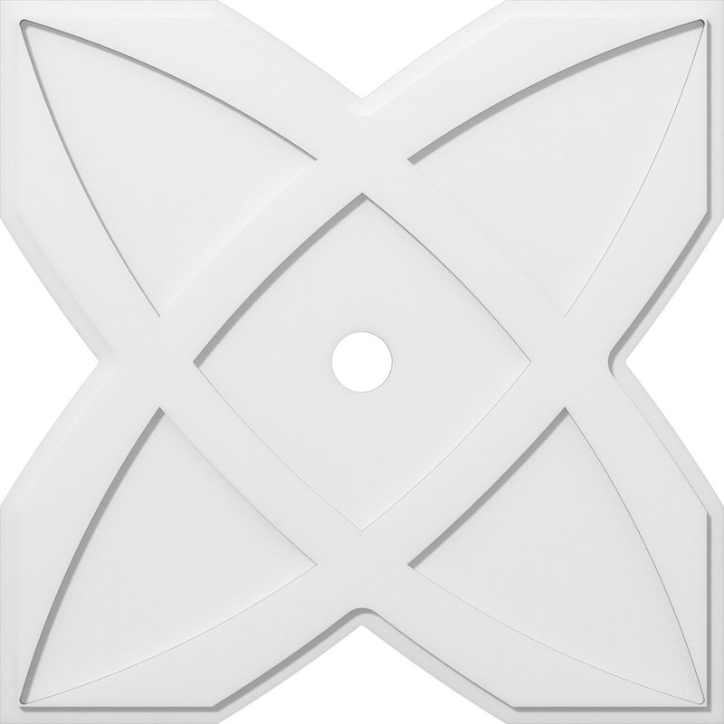Diamètre intérieur de médaillon en PVC de 3 po Titus, H 36 po x l 36 po x P 1 po