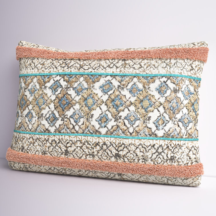 Boho Cushion Cover 18" - Tufted Textured Handwoven Throw