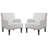 28.5" W Faux Leather Armchair-77636347