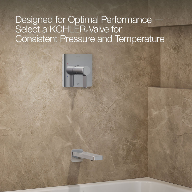 Parallel™ Pressure Balanced Tub and Shower Faucet, Polished Chrome