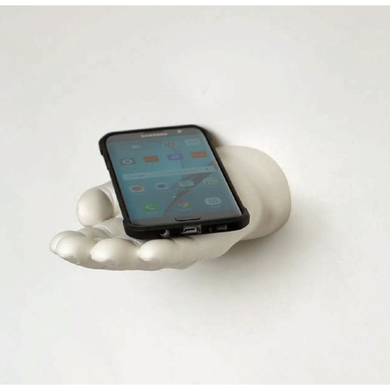 Semra White Hand out wall Mount - 7.5" long