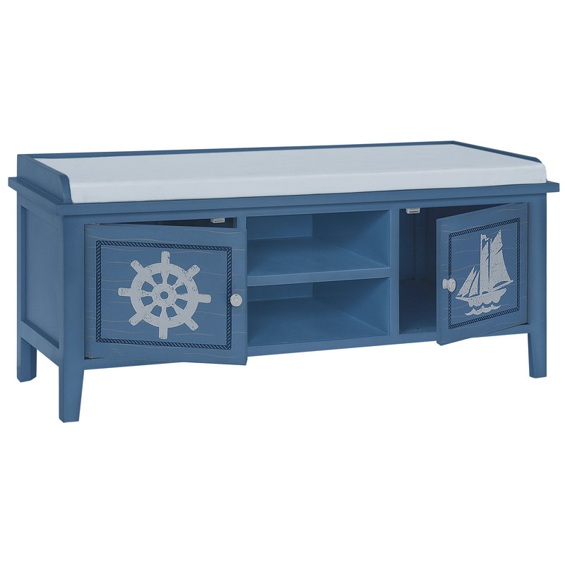 Banc de rangement en bois Perez