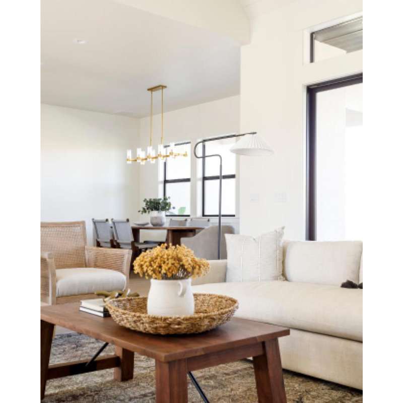 Geneva 10 - Light Chandelier, Polished Nickel