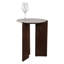 Sagebrook Home 20" Somerset Marble And Wood Accent Table, Multi