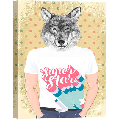 Super Star Wolf by Matt Spencer - Print