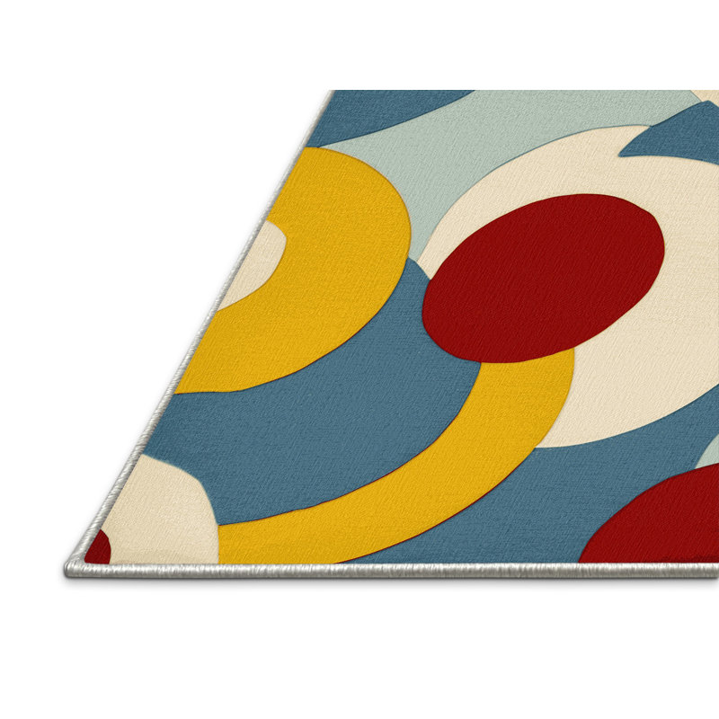 Vibrant Beam Rug, Round 7'