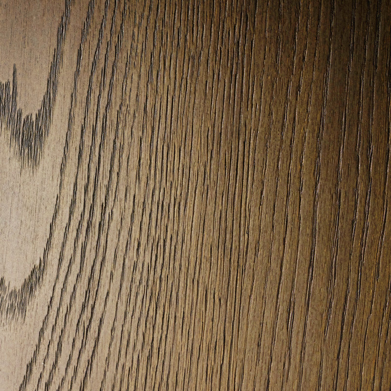 WARBY Solid Oak Dining Table, Worn Oak