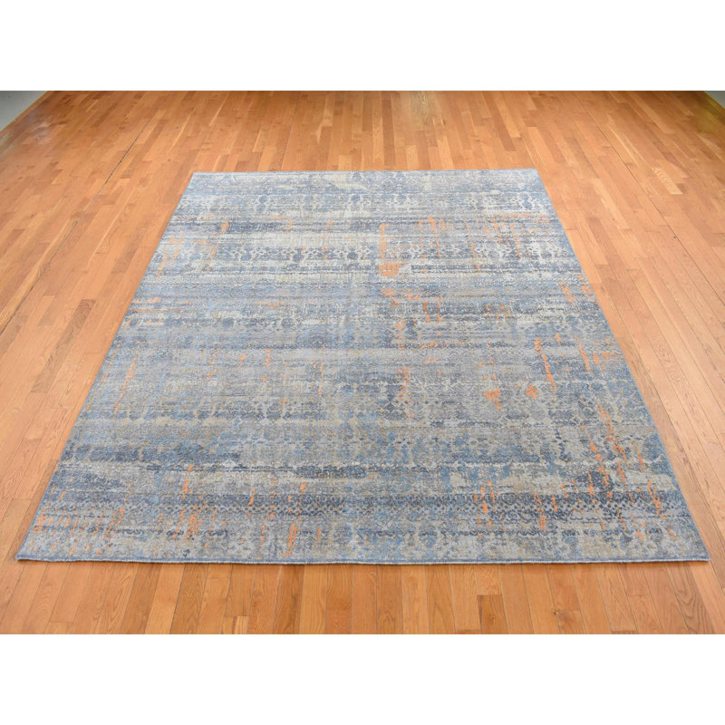 Tapis unique en laine 8 pi x 10 pi Timea Timea