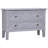 Pollyanna Sideboard with 2 Drawers Buffet 2-Drawer Cupboard Solid Mahogany Wood-972378861