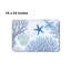 Tapis de bain Nautical Coral Shell, 16 x 24 po