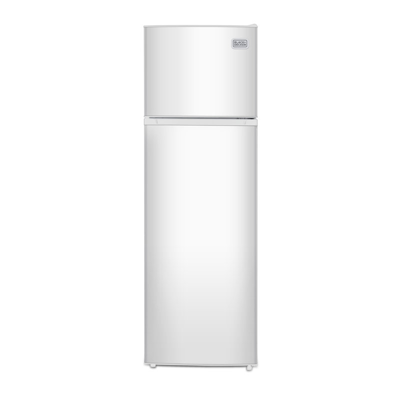 BLACK+DECKER 10 Cu. Ft. Top Mount Apartment Refrigerator/Freezer,White, White