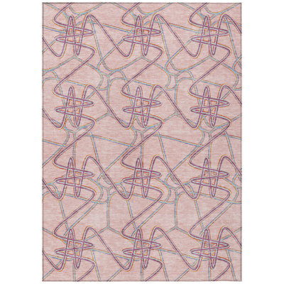  Aleg Area Rug with Non-Slip Backing