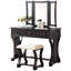 Ensemble coiffeuse avec tabouret et miroir Potterville-1278480505