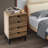 Dahmen 17.7"W Reclaimed Wood bedside tables,Rustic Reclaimed Wood End Table(Set of 2)-567172374