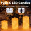 Flameless Candle with Acrylonitrile Butadiene Styrene Holder