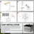 30" Floating Bathroom Vanity, Grey With Black Quartz Sand Basin And Soft Close Atom Trait