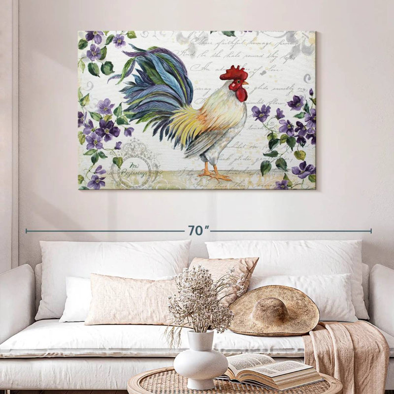 Coq saisonnier Brampt I, H 32 po x l 48 po