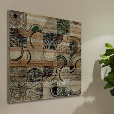 « tourbillons rings », reproduction sur bois