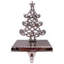 Porte-chaussette de Noël arbre de Noël - 6,25 po - or rose