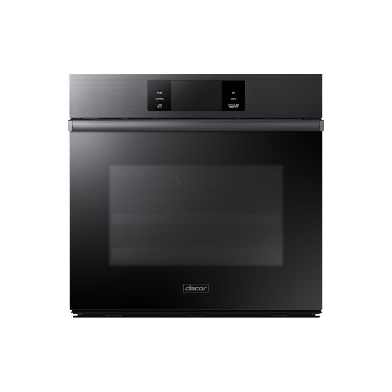 30" Single Wall Oven Steam, Contemporary, Graphite Stainless
