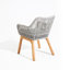 Chaise de patio avec coussin Medi