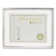 Metallic Silver Matte Picture Frame with Mat