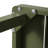 59"×35.4" Outdoor Metal Rectangular Dining Table-2034670906