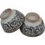 Bols en céramique mauresque à motif de calligraphie antique - 2 pièces