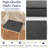 Outdoor Chair Cushion Set of 6 Waterproof Fade-Resistant Olefin Seat Cushions-12024514