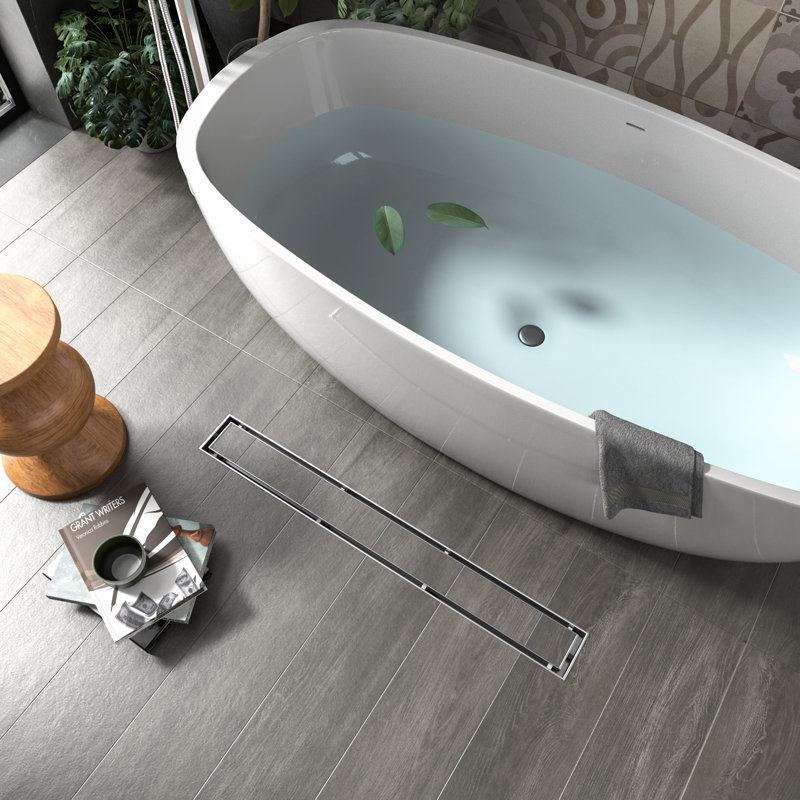 Drain de douche en acier inoxydable Professional, 36 po de longueur