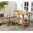 Galien Solid Wood Bar Cart-755850900