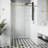 Elan E-Class 44-48" W x 76" H Sliding Frameless Shower Door with 3/8" Clear Glass-50553385
