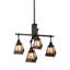T" Mission" 4 - Light Chandelier
