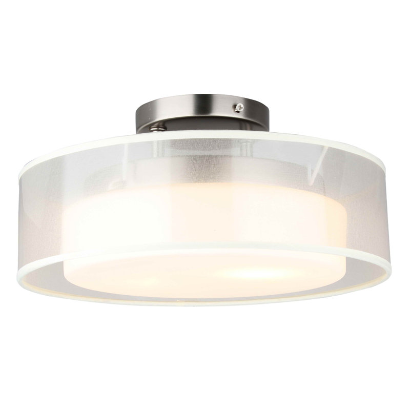 Glass Semi Flush Mount