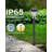 Matte Black Low Voltage Solar Powered Integrated LED Pathway Light Pack