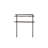 Ensata Rustic Oak & Black Finish Writing Desk