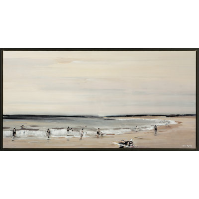 Beach Study Print by Edith Parker