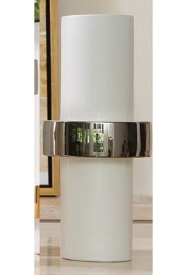Silver Ring Vase-Mid